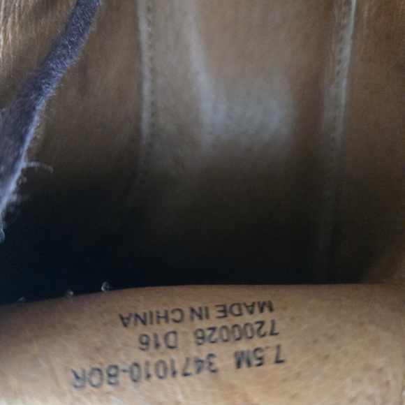 Frye Burgundy Cogniac Women's Lace up Oxfords poiny toe Minimalist | Size 7.5 - Picture 9 of 10